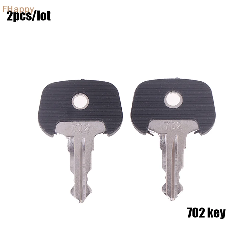 

2Pcs 702 Black Keys Ignition Keys Forklift 28520490 Ignition Key Power Start Key Manual Electric Forklift Accessories