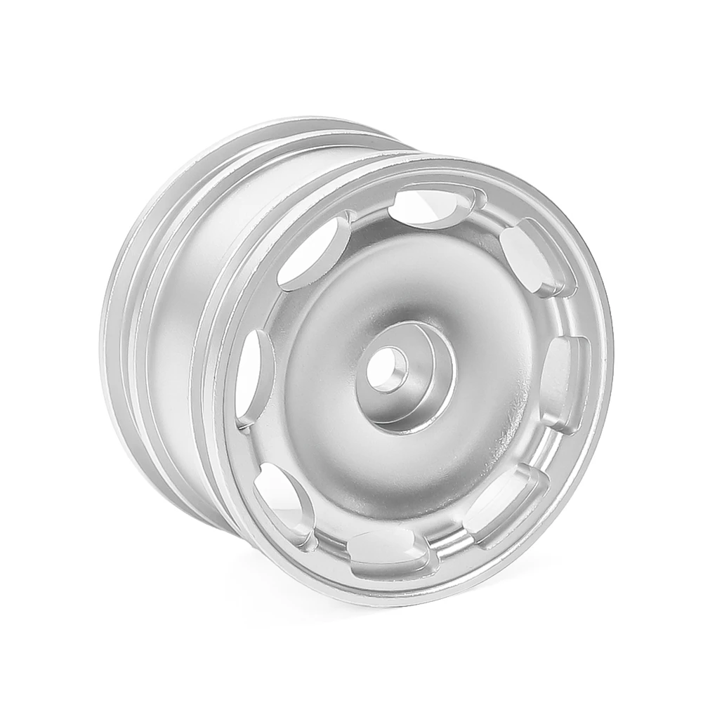 AINY 4Pcs Aluminum Alloy Wheel Rim for TAMIYA M03 M04 M05 M06 M07M08 MB-01 XM-01 MF01-XM Chassis Upgrades Silver