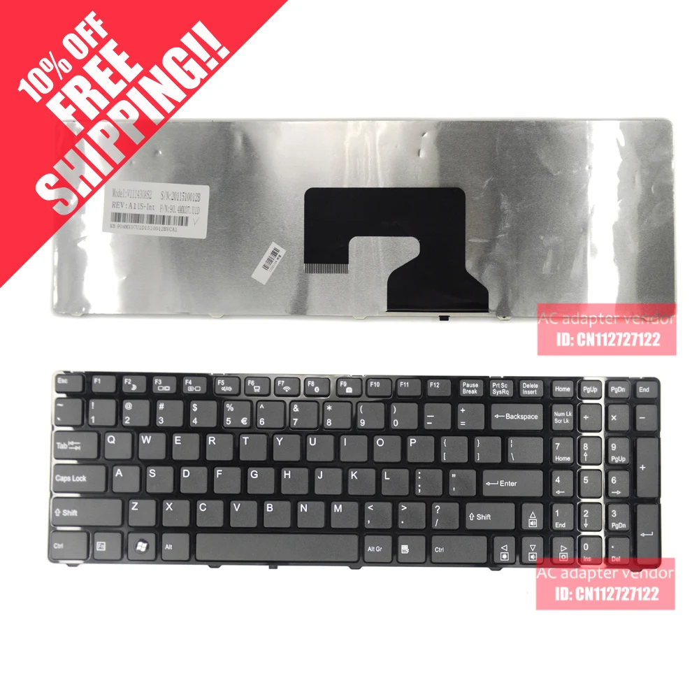 FOR MEDION MD98630 E7214 MD98680 E6224 laptop keyboard