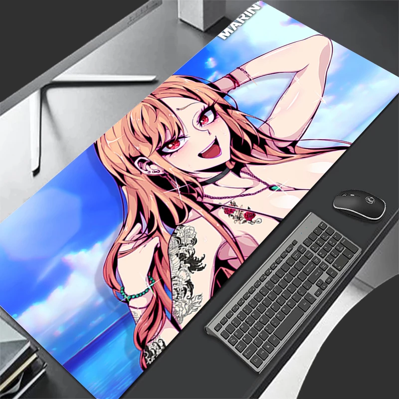 

Mousepad Pattern Game Pad Rubber Mouse Pad PC Accessories Desk Mat Non Slip Office Table Mat Devil Oni Mask Gamer Keyboard Pad