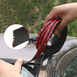 Car Rubber Seal Strips Auto Seal Protector Sticker Window Edge Windshield Roof Rubber Sealing Strip Noise Insulation