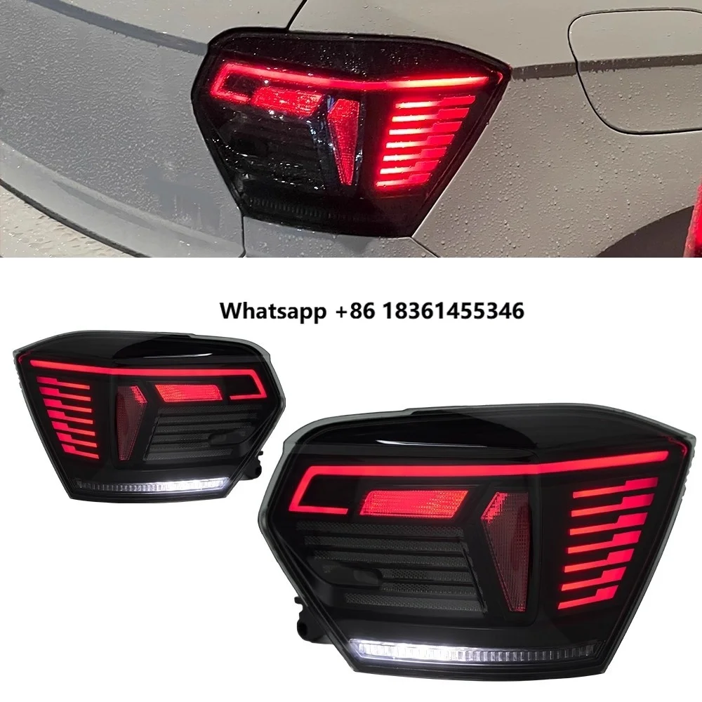 

For vw POLO 19-24 Modified Taillight Assembly Running Brake Reversing Light Dynamic Turn Signal