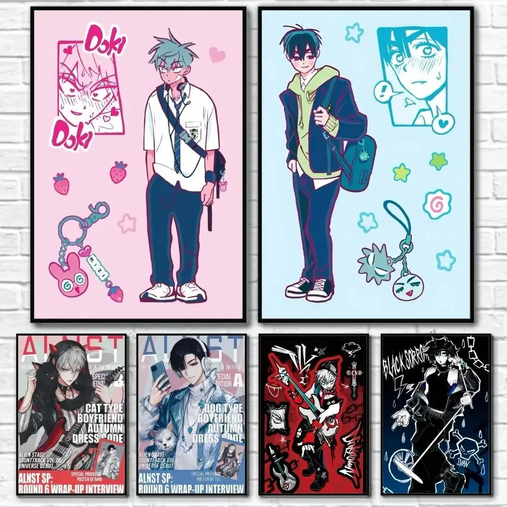 Anime A-Alien Stage Ivan Till Poster Water Proof Paper Print Room Decor Stickers Art Wall Decoration Living Room