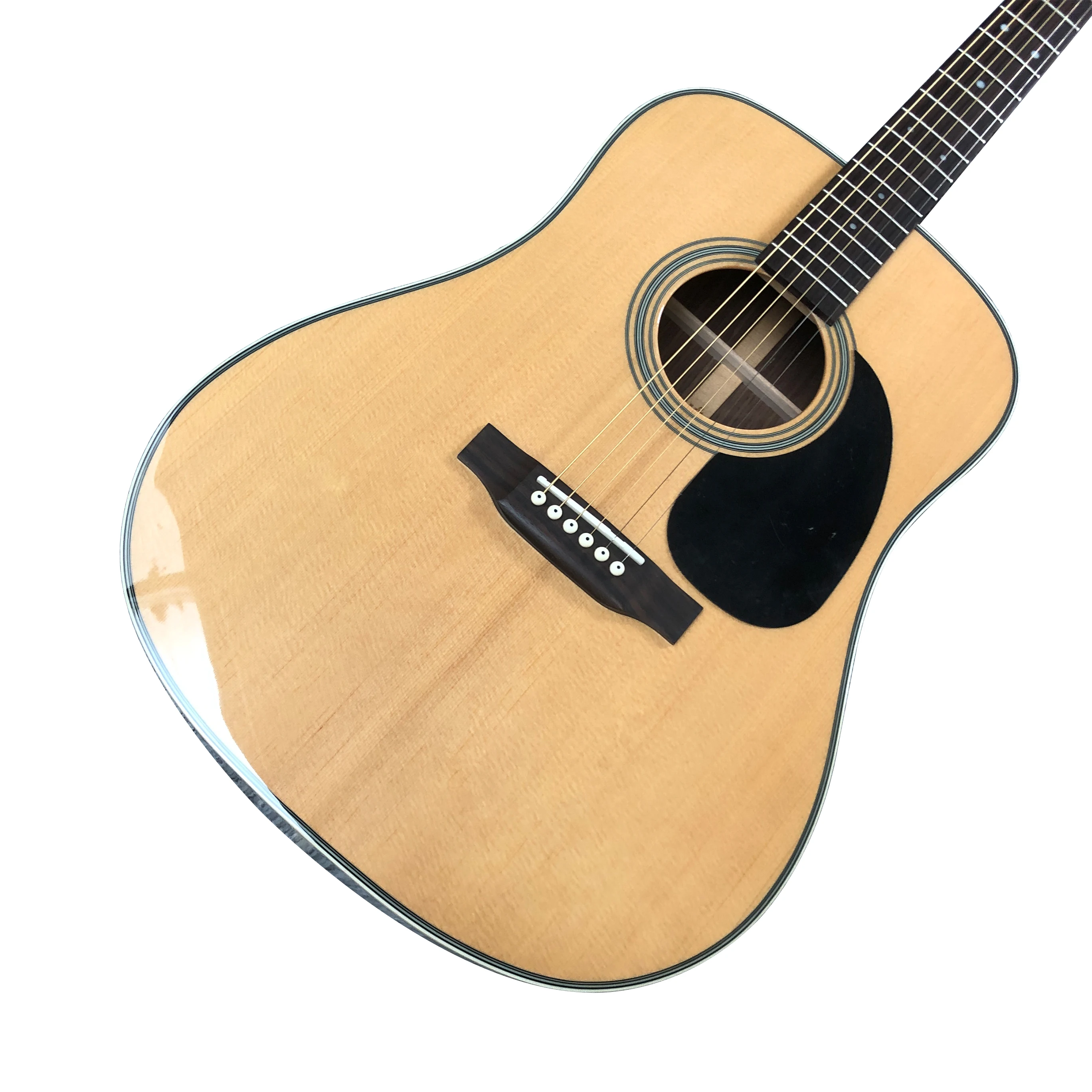 41 inch D28 series solid wood polished acoustic wood guitar