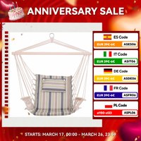 Outsunny outdoor indoor flower hanging chair 100x106cm load 100 kg