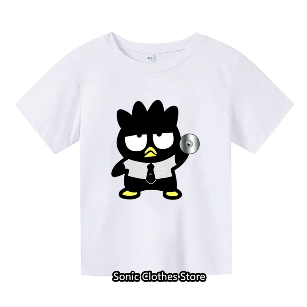 Summer New MINISO Cinnamon T-shirt for Girls and Boys Fashion Casual Short sleeved Sanrio Cartoon T-shirt