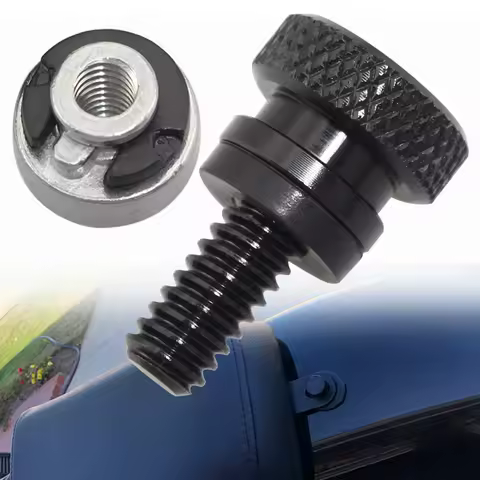 6mm Motorcycle Rear Fender Seat Bolt Nut Mounting Screw Kit for Harley Touring Electra Glide Sportster 883 Softail Dyna CVO