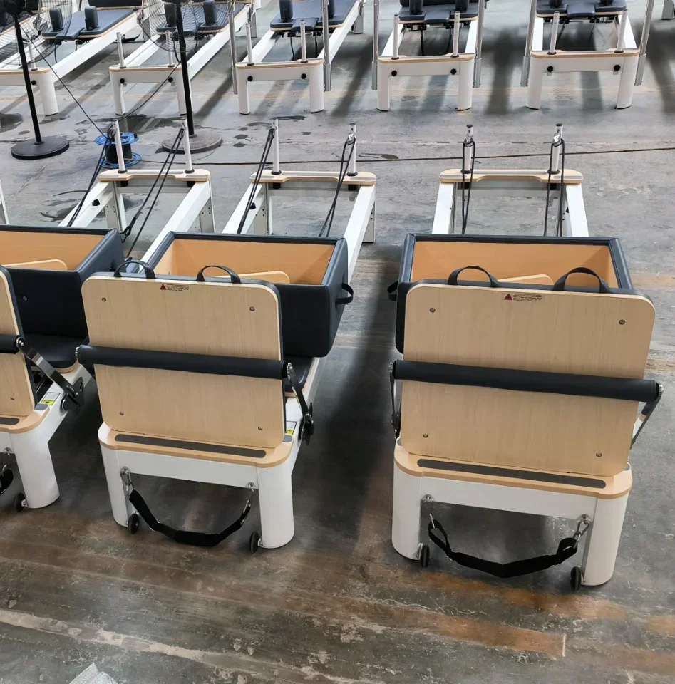 Najlepsza oferta na komercyjne urządzenia do pilatesu - Reformer do pilatesu do użytku w pomieszczeniach, sprzęt do ćwiczeń fitness, aluminiowy reformer