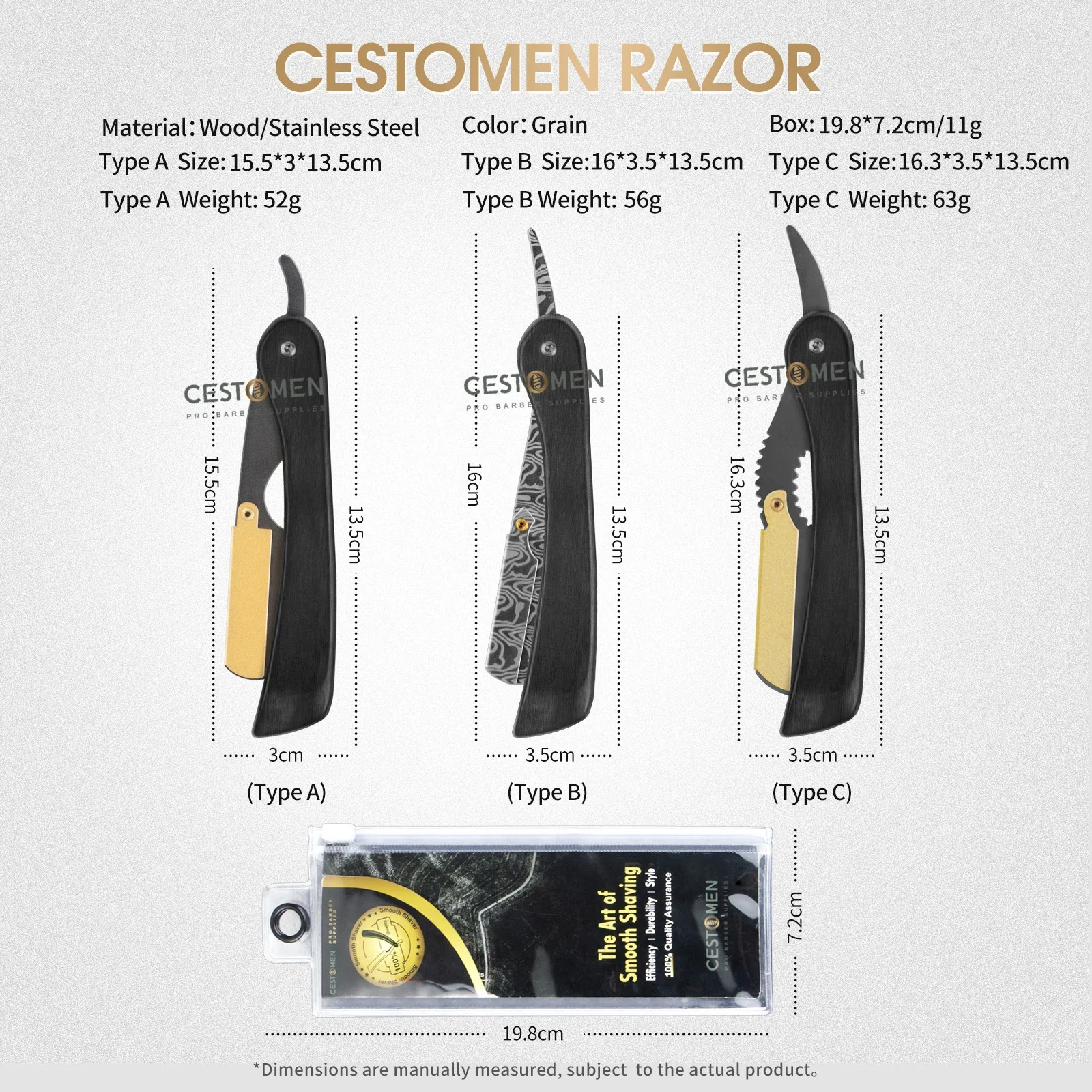 Professional Folding Manual Shaver para homens, barbeador de aço inoxidável, barbear barbear, cortador de barba, borda reta, aparar ferramentas