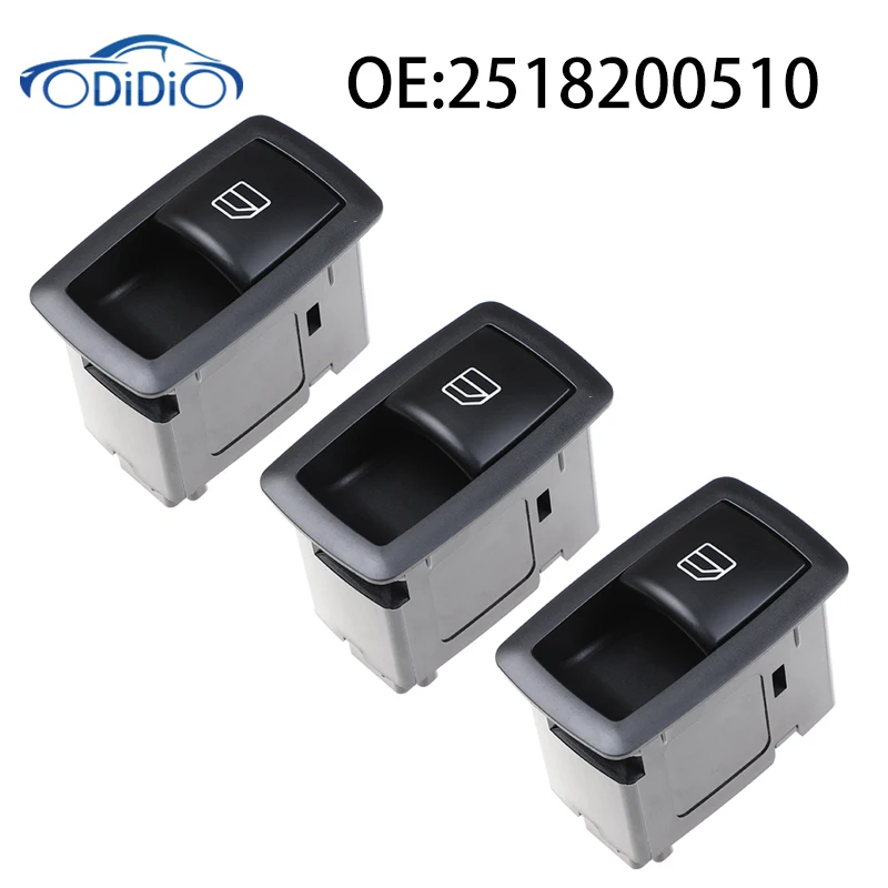 ODiDiO A2518200510 2518200510 Power Window Lifter Switch Button For Mercedes A B ML GL R Class W251 W169 W245 X164 W164