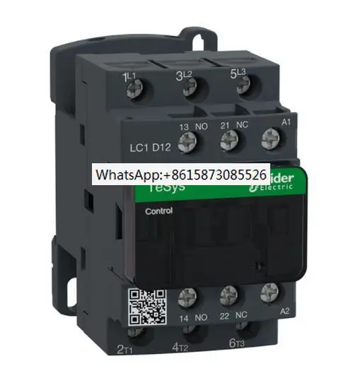 LC1-D12F7C LC1D12F7C LC1D12F7 TeSys D contactor - 3P(3 NO) - AC-3 - 12 A - 110 V AC coil