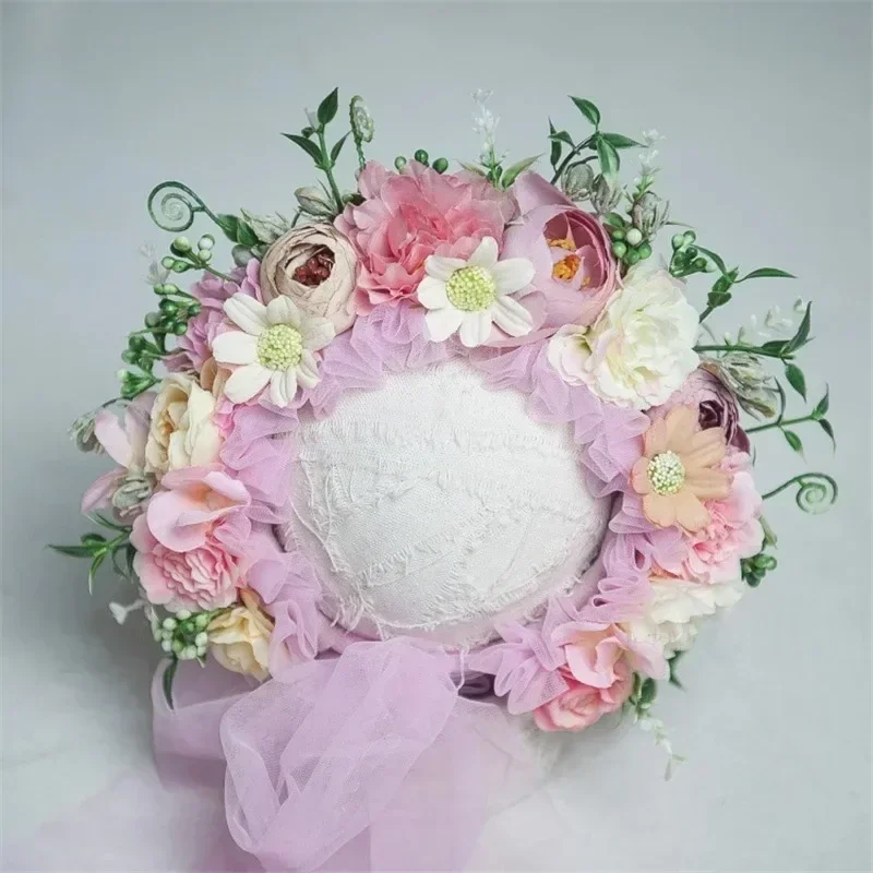 Newborn Photography Styling Accessories Beautiful Multicolor Hairpin Flower Cultural Modeling Photo Baby Photography Props