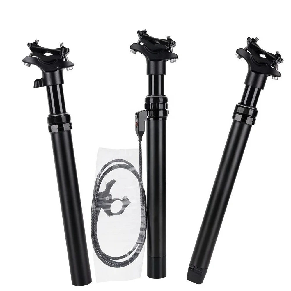 Wholesale Bicycle Part Internal Routing External Routing 30.9 31.6mm TRIFOX Mountain Bike Air SeatPost Adjustable Seat Post