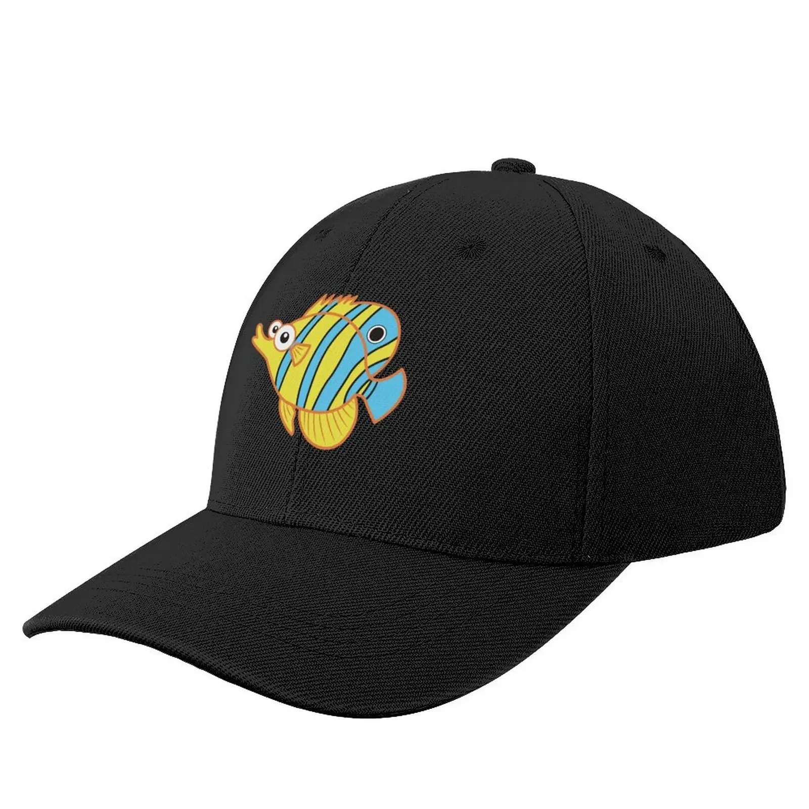 

marine angelfish Baseball Cap Snapback Cap Trucker Hat Luxury Man Hat Military Cap Man Boy Women's