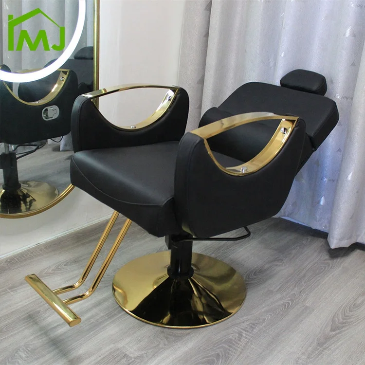 Barber Shop Adjustable Height Swivel Hairdressing Hydraulic Recliner Hair Barber Chair