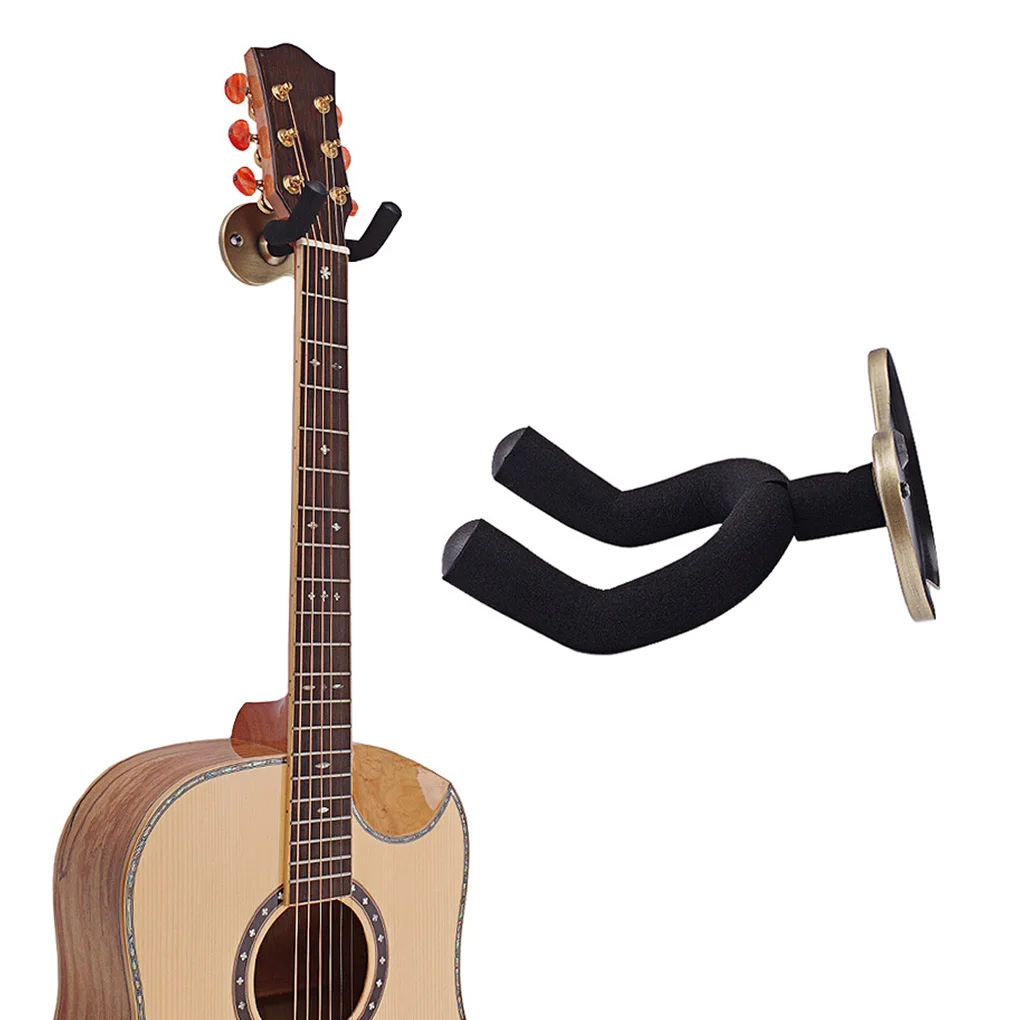 Wall-mounted Guitar Hanger Anti-scratch Stable Indoor Guitars Stand