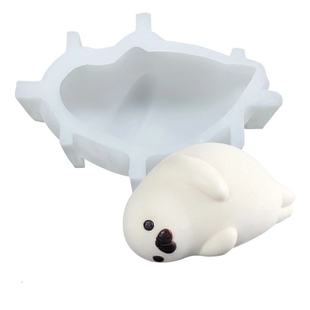 

New Cute 3D Little Seal Shape Chocolate Molds DIY Silicone Mold Kitchen Baking Mold Cake Decorating Chocolate Making Mould