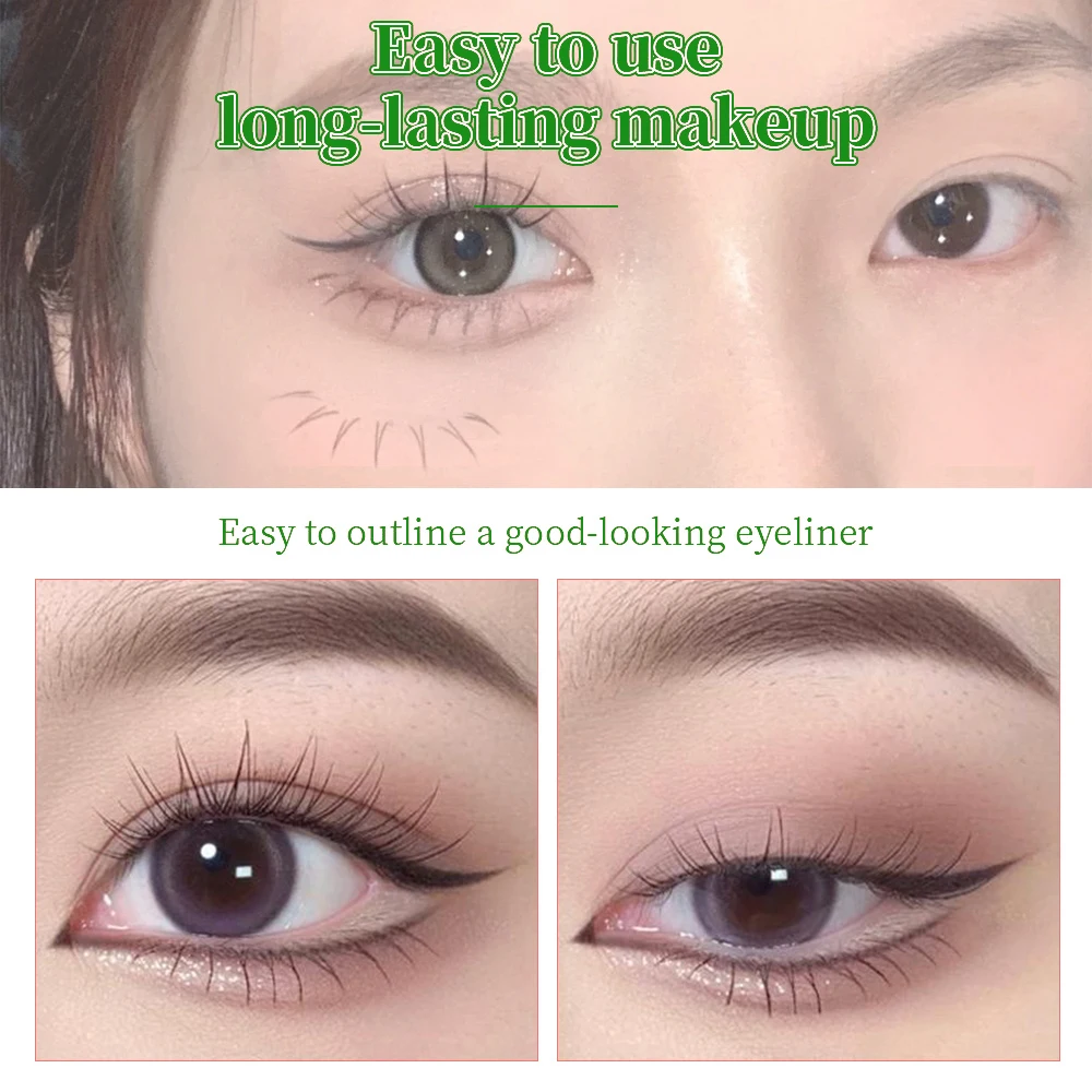 Penna per Eyeliner impermeabile penna per Eyeliner ultrasottile matita per occhi liscia ad asciugatura rapida per uno scopo speciale penna per ciglia A lunga durata