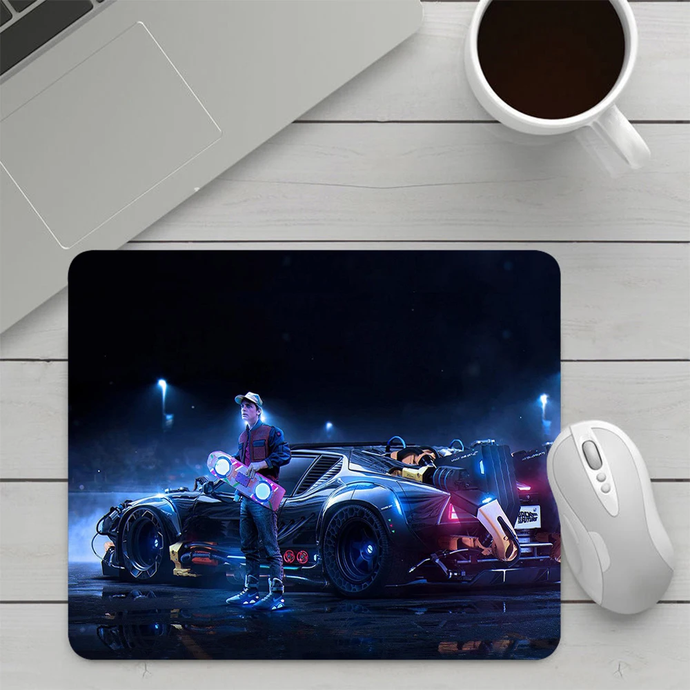 Back to The Future Small Gaming Mouse Pad Computer Mousepad PC Gamer Mouse Mat Laptop Office Mausepad XXL Keyboard Mat Desk Pad