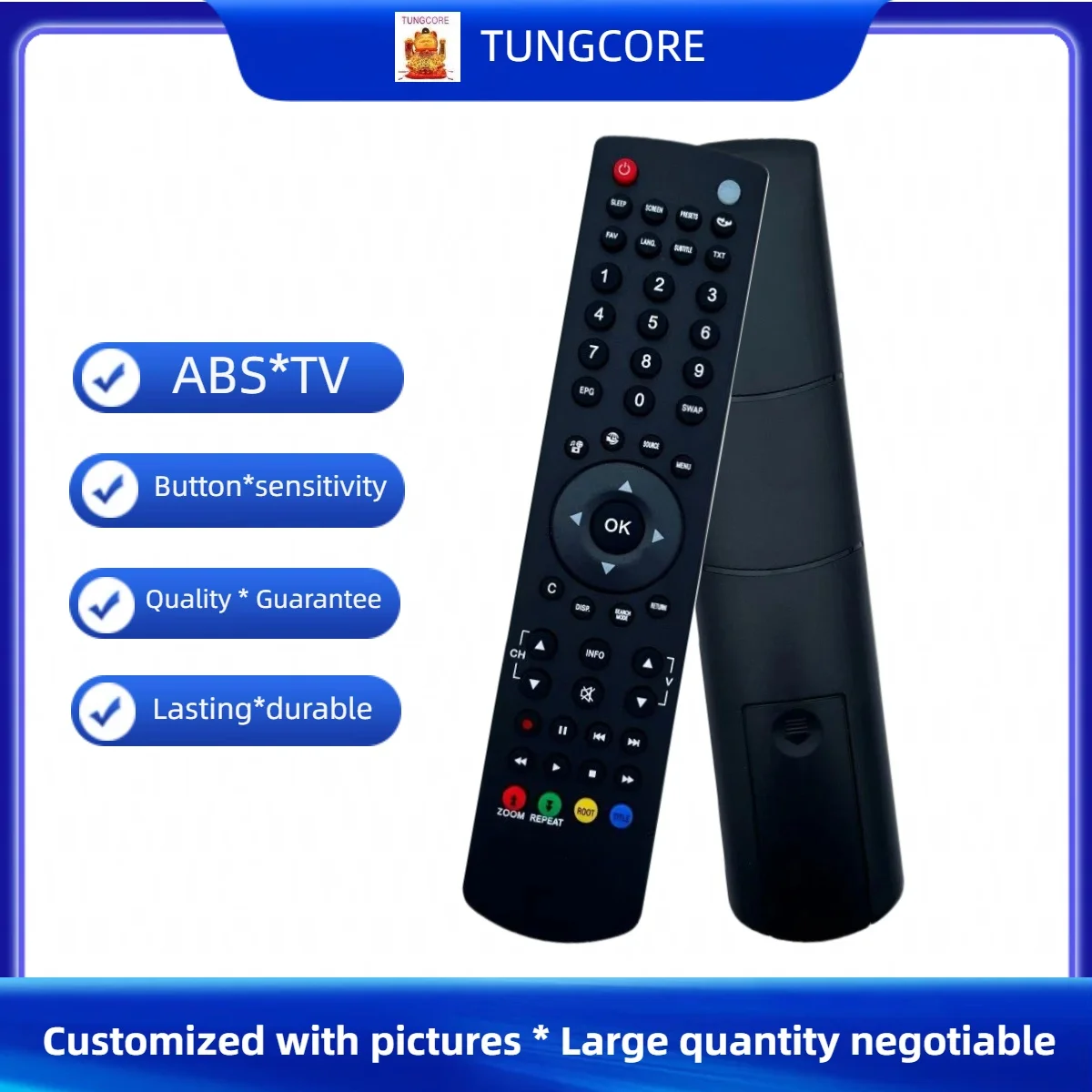RC1910 UNIVERSAL NUEVO Control Remoto Para Toshiba Sharp Celcus Polaroid Telefunken FINLUX LUXOR TV