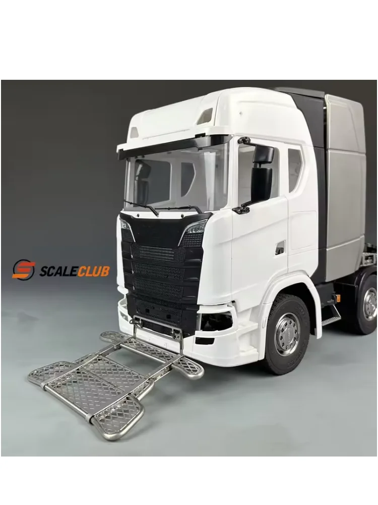 770S RC Truck 1/14 Metal Front Grill Bumper For Tamiya 1/14 RC Tractor Truck 770S Parts Accessories SCALECLUB SL-770