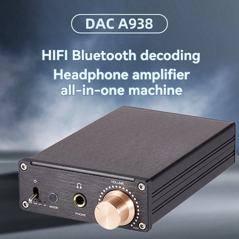 DAC A938 Bluetooth декодер Hi-Fi декодер усилитель для наушников