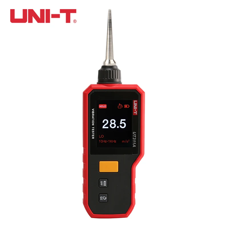 UNI-T Handheld Vibration Tester UT311A UT312A 2.4 Inch TFT Screen LCD Display Data Hold Velocity Displacement Testers