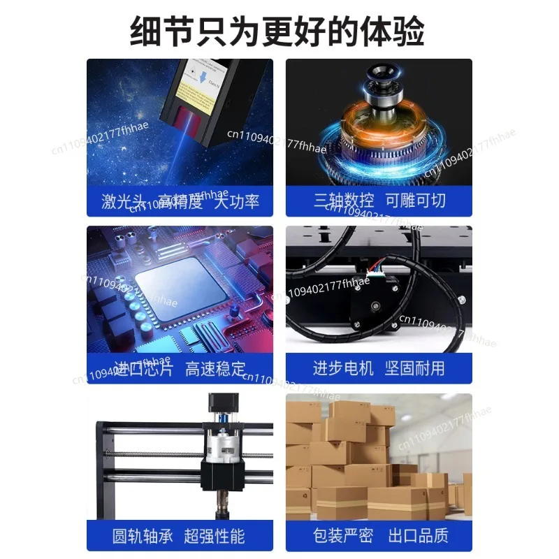 Engraving Machine Small Numerical Control Cutting Machine Desktop Multifunctional Acrylic Wood Board Leather Lettering DIY