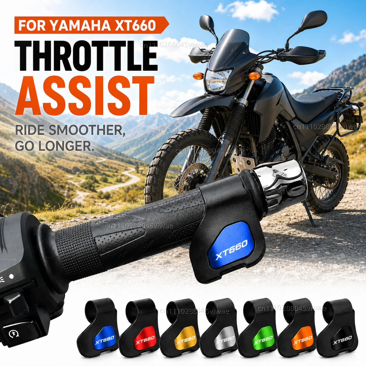 Para Yamaha XT660 X R Z XT660X XT660R XT660Z 2004-2020: Clip Auxiliar de Aceleración para Motocicleta, Ahorra Esfuerzo en la Aceleración