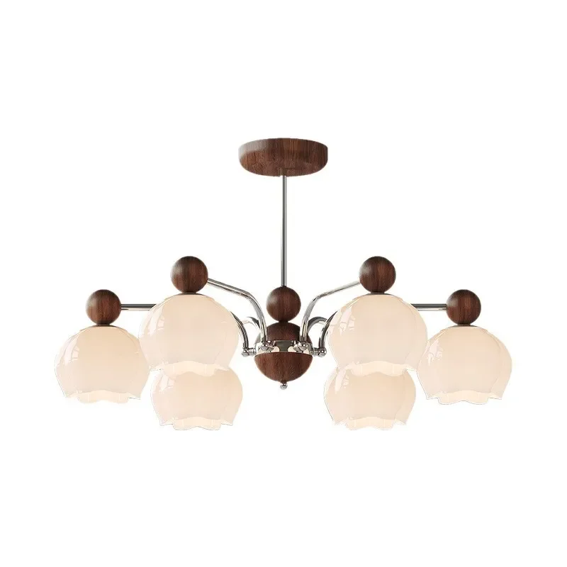 

Puri French cream wind living room chandelier, high-end new hall full spectrum eye protection bedroom