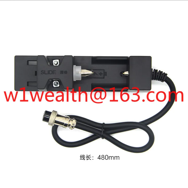 18650/26650/21700 Lithium battery four-wire internal resistance instrument test bracket battery clamp holder