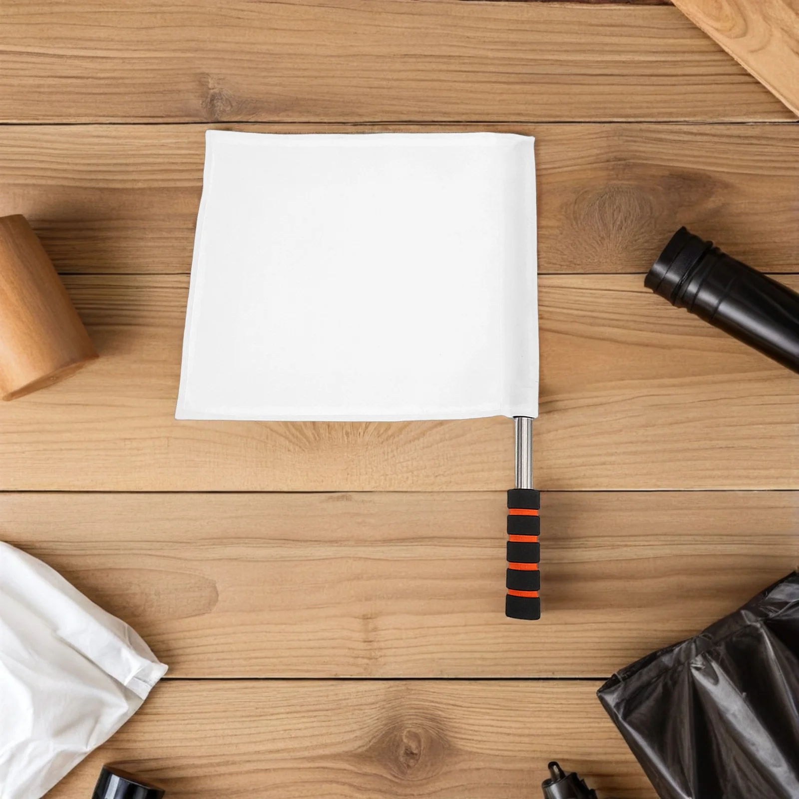 Banderas de mano de jinete, duraderas, ligeras, para entrenamiento de atletismo, patrones estándar portátiles de alta visibilidad, 6 uds.