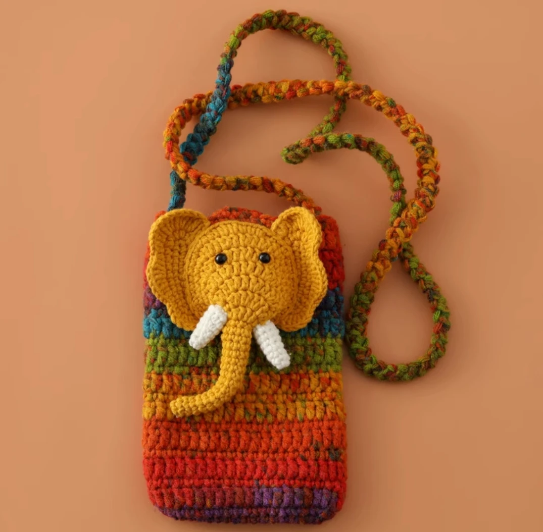 

Creative Soft Giraffe Elephant Avocado Mushroom 3D Doll Bag Original Design Crossbody Women’s Bag Children’s Bag