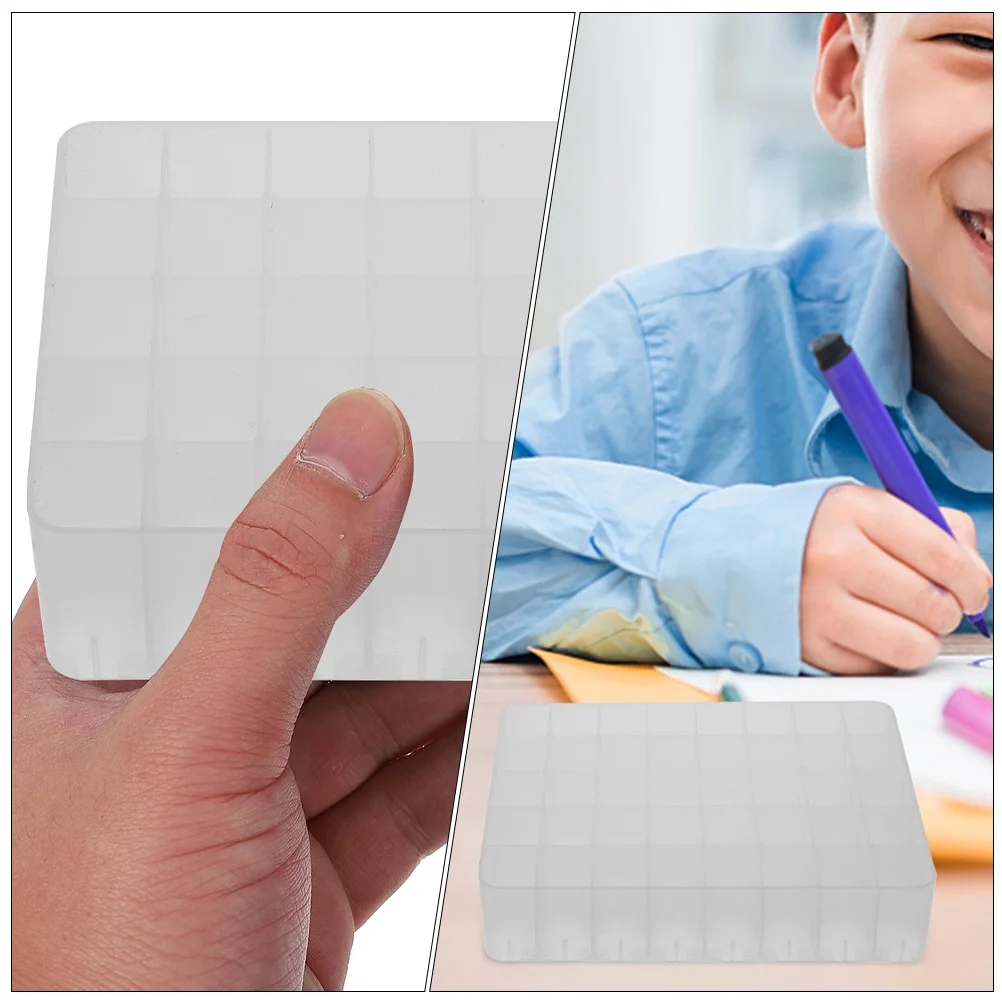 

3pcs White 40 Holes Marker Base Pen Student Desk Stationery ganizer Sorting Holder Portable Storage School Office Travel Gift