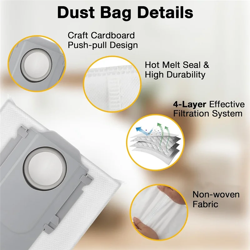 A26P Roborock Saros 10R G20s ウルトラロボット掃除機メインサイドブラシ Hepa フィルターモップ布ダストバッグ