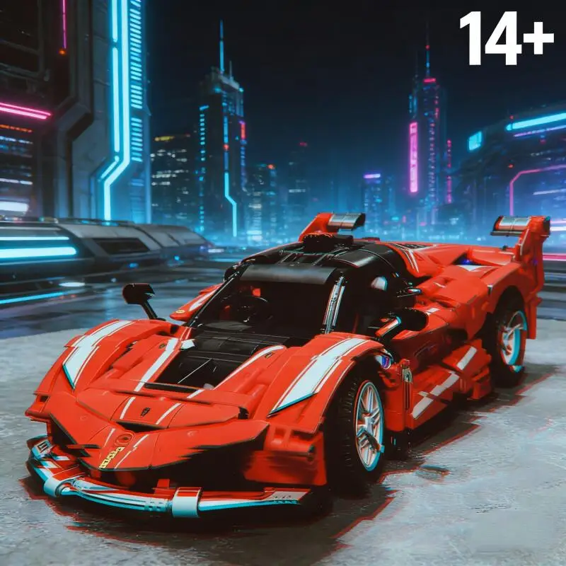 

2026 NEW 42212 Building Blocks Mechanical Series Ferrari FXX K Building Blocks Boys and Girls Racing Toy Gift