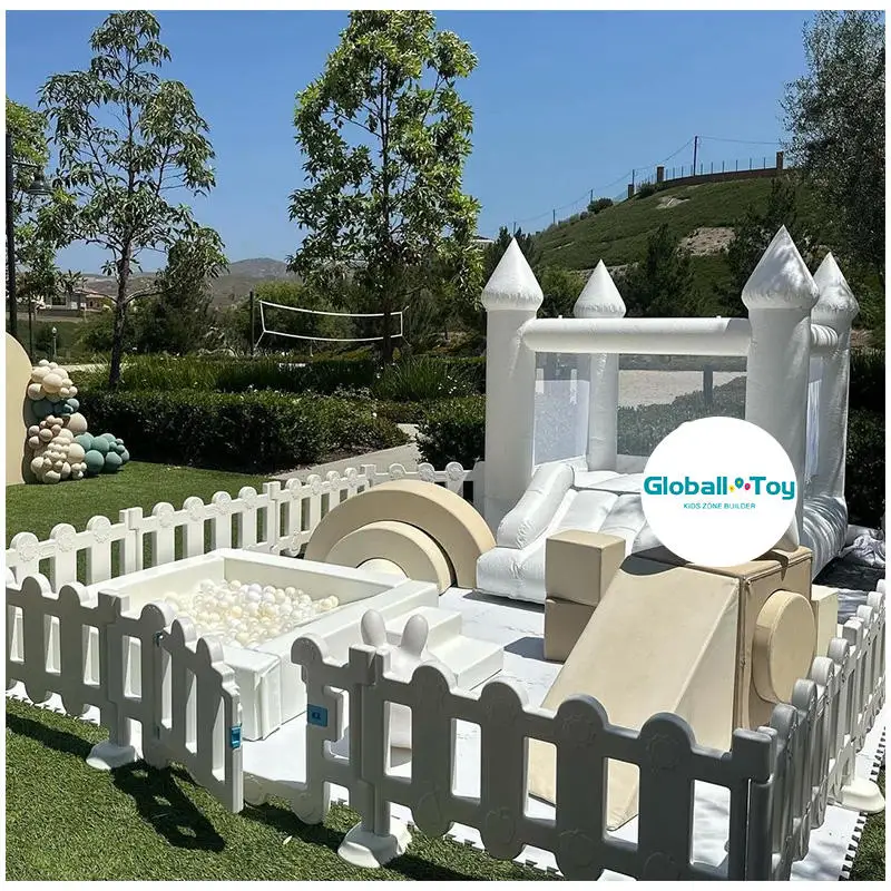Indoor/Outdoor Children's Party Soft Play Set: PU-Covered Foam Climbing & Castle Module