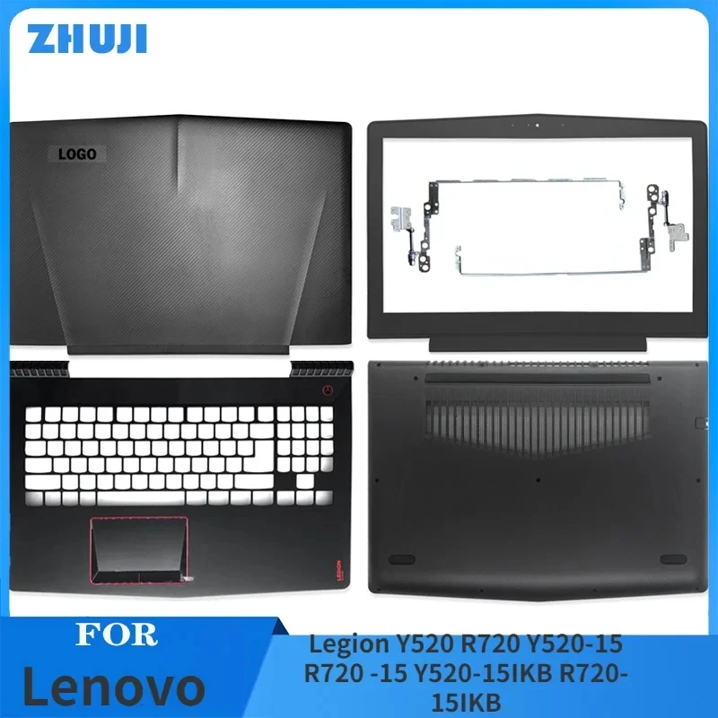 

For Lenovo Legion Y520 R720 Y520-15 Y520-15IKB R720-15IKB IBKN Laptop LCD Back Cover/Front Bezel/Hinges/Palmrest/Bottom Case