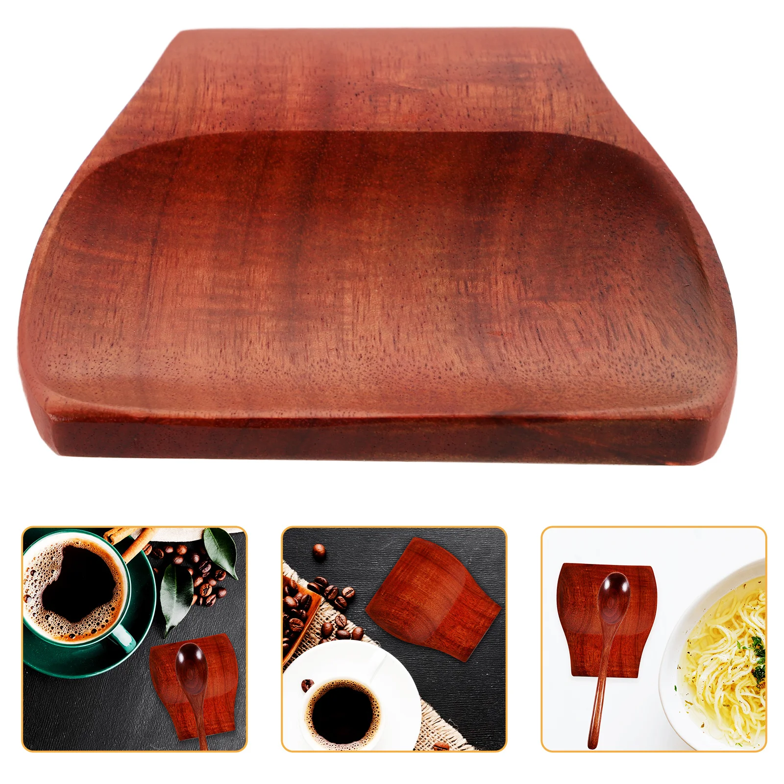 

Wooden Spoon Rest Compact Scoop Holder Heat Resistant For Countertop Soup Ladle Turner Storage Kitchen Accessories Smooth Spoon