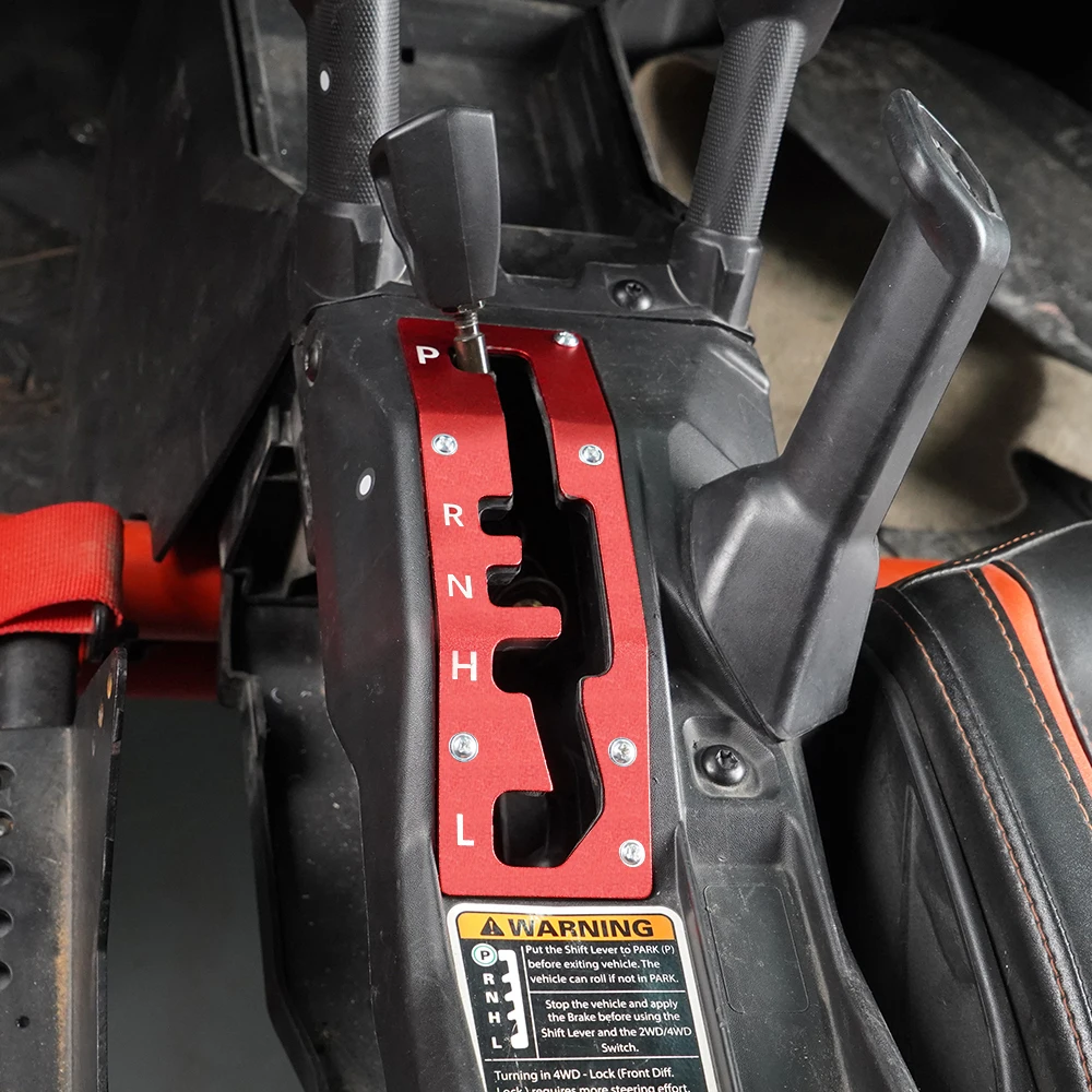 NICECNC Schaltplatten-Verkleidung aus Aluminium für Can-Am Maverick X3 Max R 4x4 Turbo DPS 2017-2023, CAN-AM UTV Zubehör – Detail 9