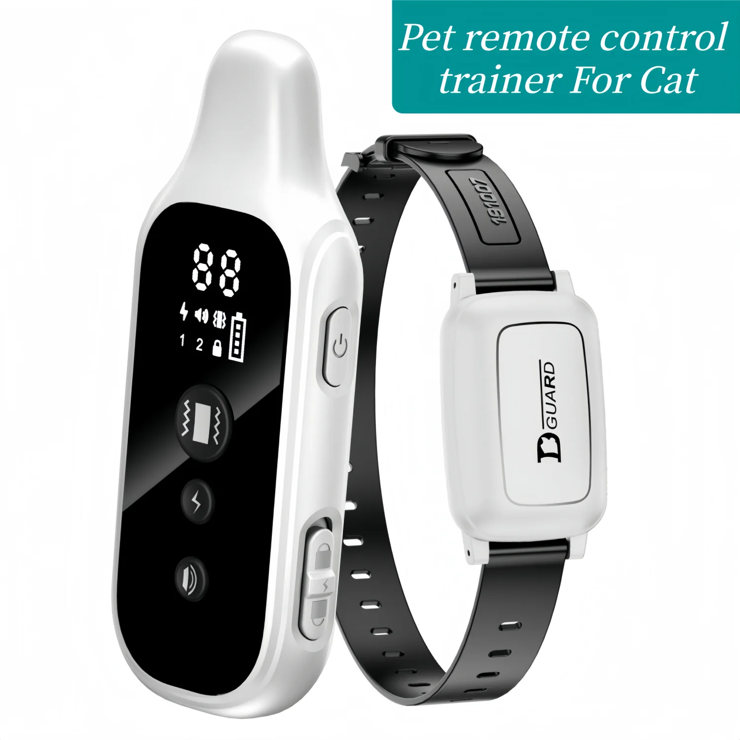 

Cat Training Collar, 3000-3300FT Cat Shock Collar with Remote , Cat Stop Meowing Collar, Cat Remote Control Collar Pet Products