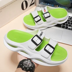 Men's Platform Flip Flops Summer Soft Sole EVA Slippers For Men Outdoor Casual Beach Shoes Home Non-slip Bathroom Slides Shoes