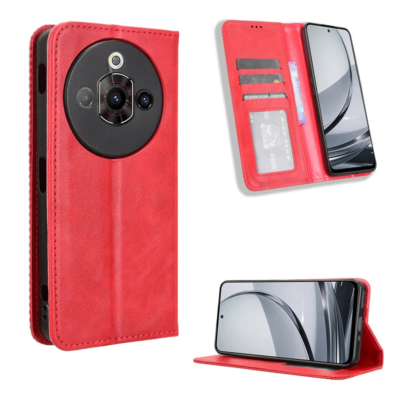 Suitable For ZTE Nubia Focus Pro 5G magnetic protective case for ZTE Nubia Focus Pro wallet mobile phone full leather case