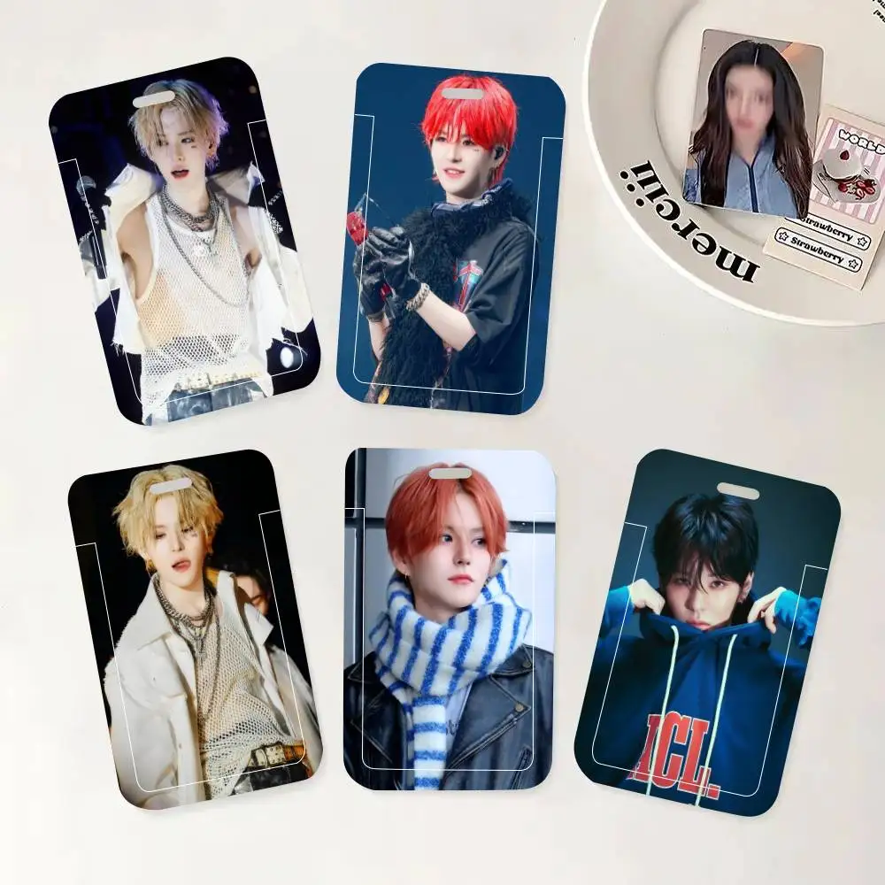 

kpop Kanemoto Yoshinori ID Card Holder Neck Strap Pendant Door Badge Holder Lanyards Keychain Work Credential Case Gift