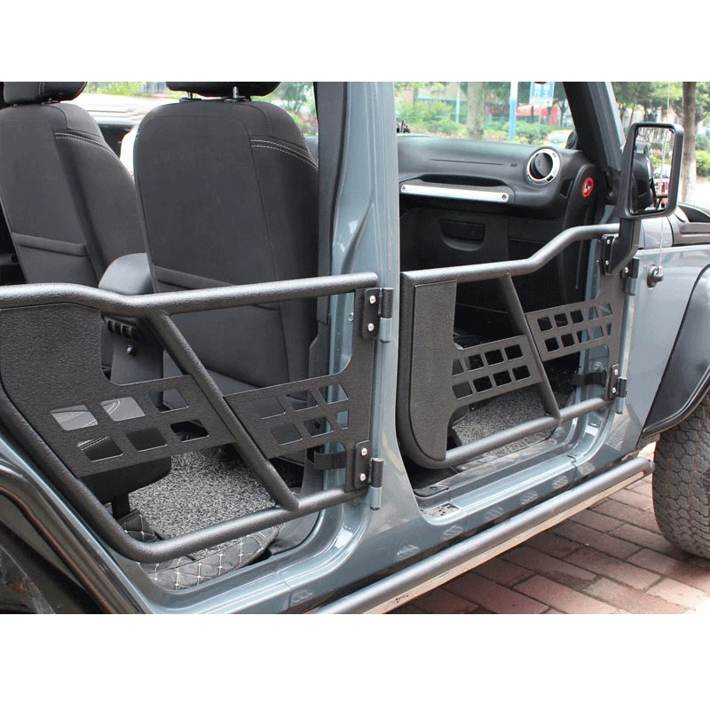 Suitable for Jeep Wrangler JK 2007+ 2/4 Doors 4X4 Off Road Tubular Half Door Auto Modification Accessories