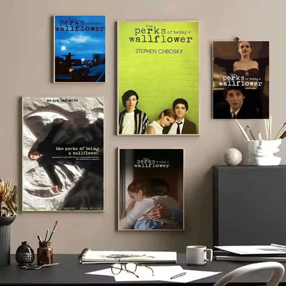 Coming Of Age Movie T-the Perks of Being a Wallflower Poster Lightweight PP Wall Sticker Decor Gift for Bedroom Study Room