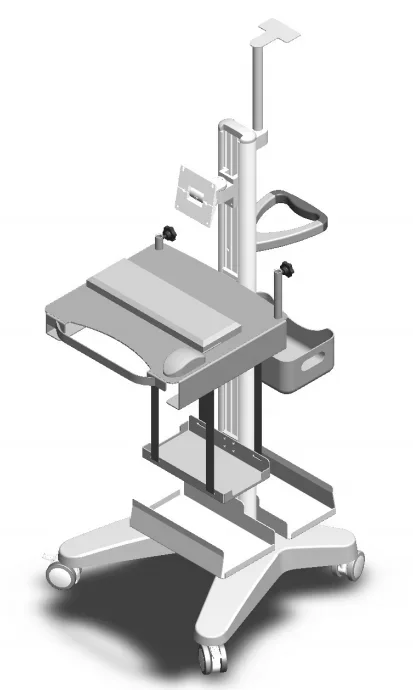 EEG machine EEG device trolley brain EEG portable trolley