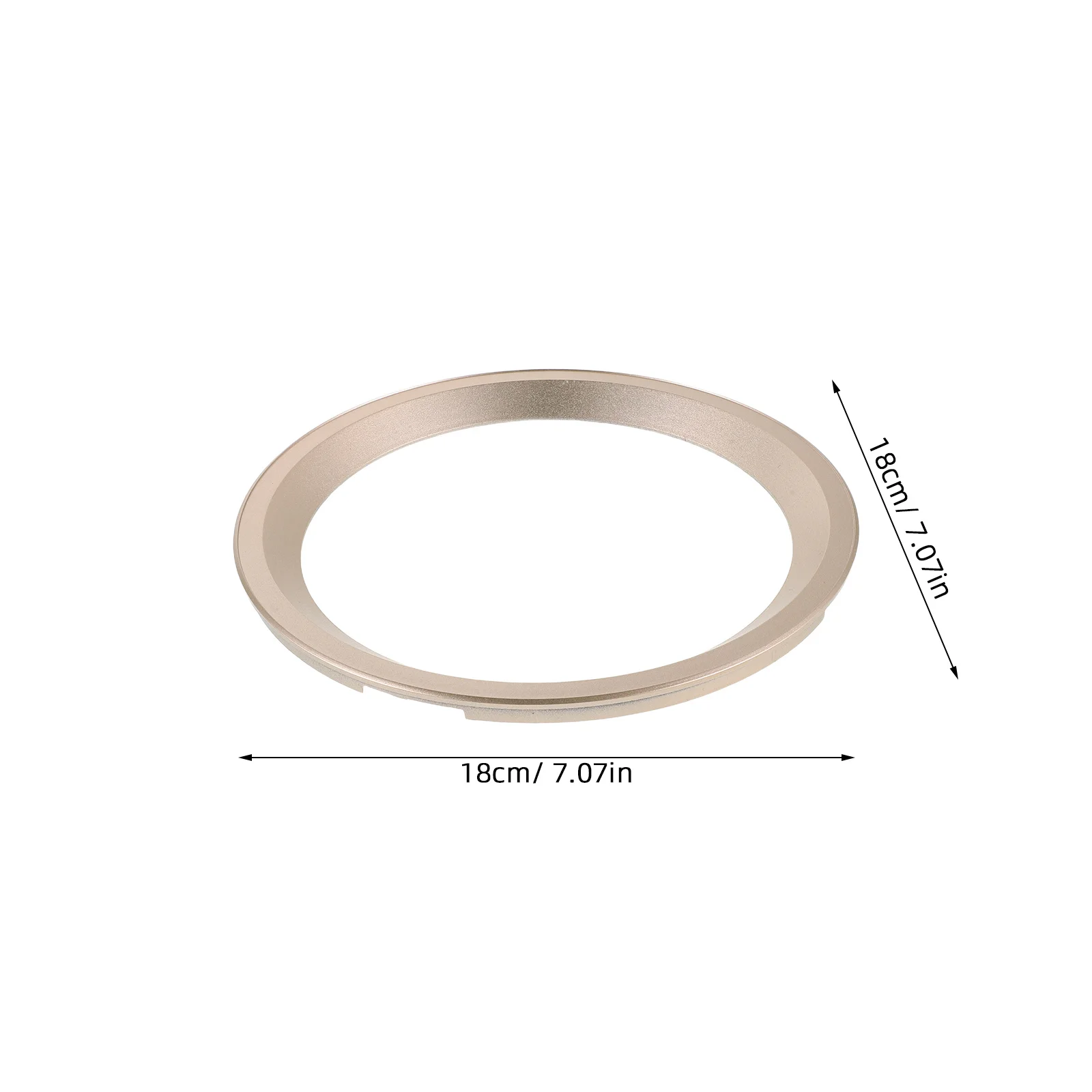 2pcs Speaker Rings 6.5 Inch Audio Decorative Edge Spacer For Home Stereo Subwoofer Cover Upgrade Diy Sound System Installation