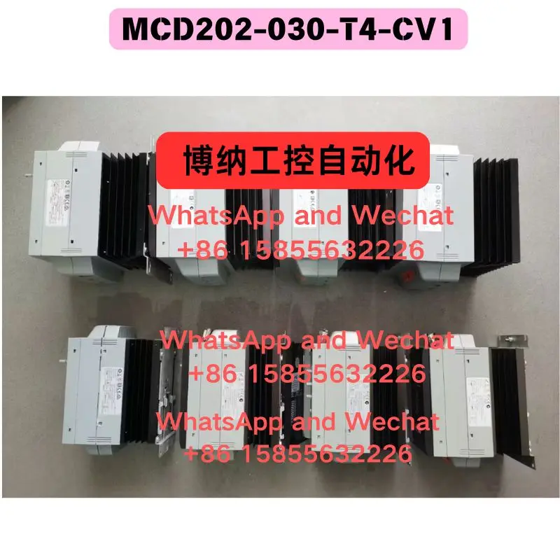 Used OEM disassembled parts MCD202-030-T4-CV1 soft start Functional test OK Fast delivery