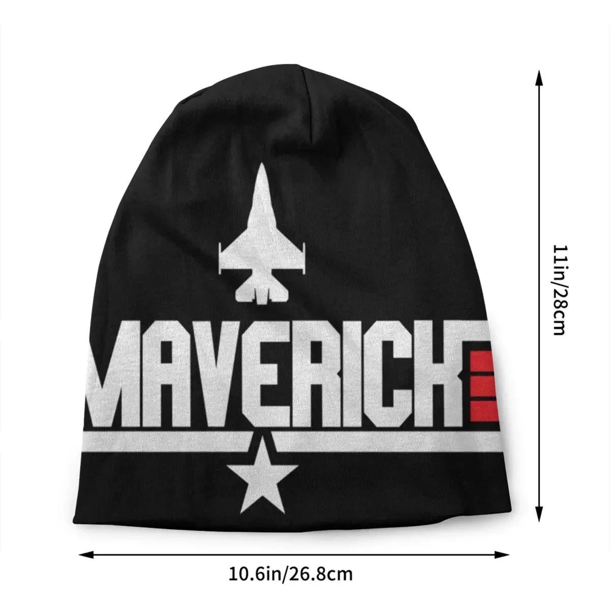 Top Gun Because I Was Inverted Skullies Beanies Caps Unisex Winter Warm Knitted Hat Street Topgun Maverick Bonnet Hats Ski Cap